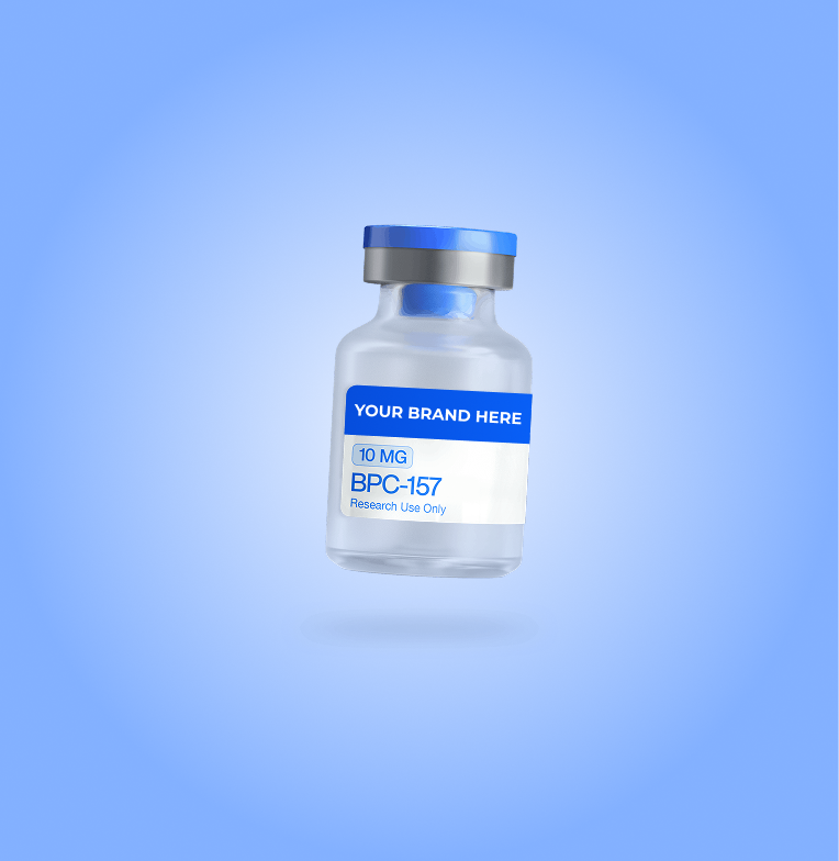 BPC-157 research vial, your brand here